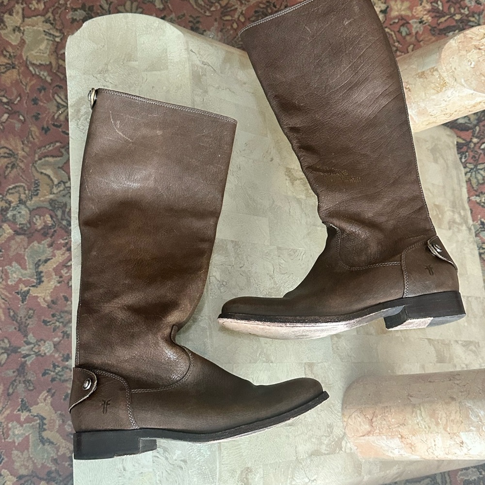 Frye Women's Dark Brown Over the Knee Boots